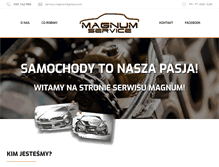 Tablet Screenshot of magnumservice.pl